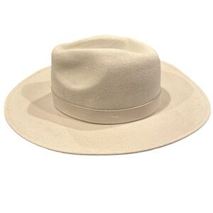Free people 100% wool fall‎ fedora Western hat one size beige pink